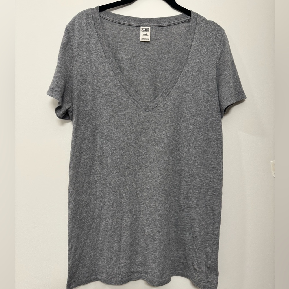 Gray light weight PINK t-shirt